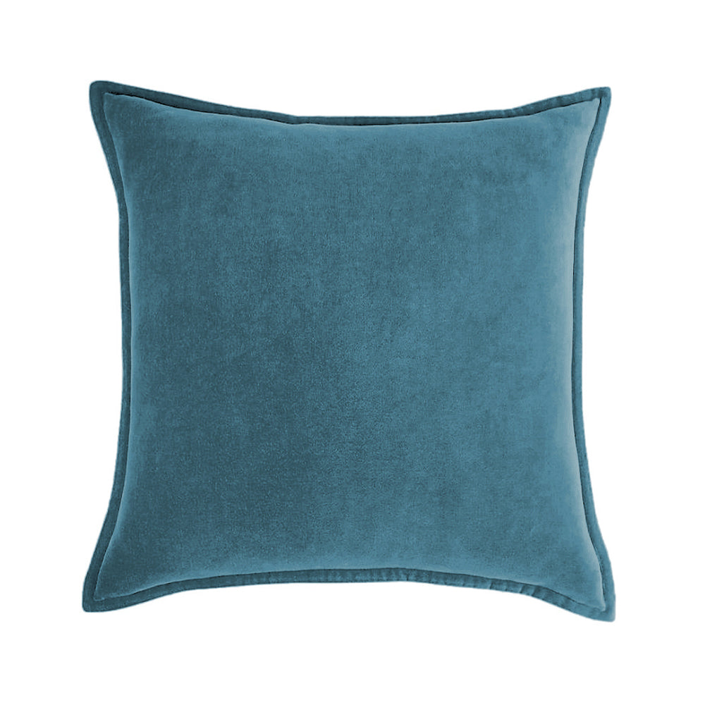 Velvet Throw Pillow  pack of 1, size 12"x20, 18"x18", 20"x20" options, Blue, velvet, 12X20 – Fancy & Stacy