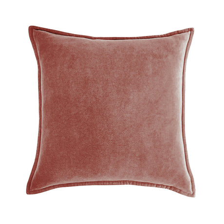 20''x20'' Luxe Velvet Throw Pillow  | 19 Colors – Soft & Elegant Piped Edge Design | Modern Couch & Bedroom Accent | Insert Included