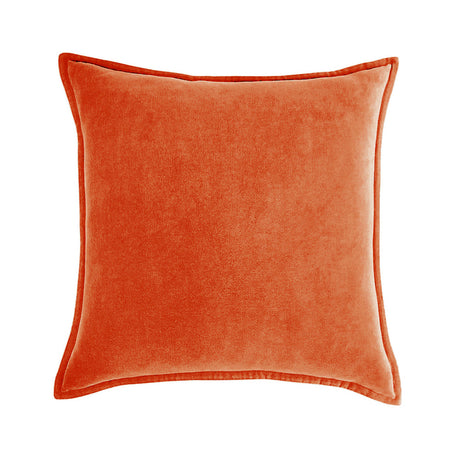 20''x20'' Luxe Velvet Throw Pillow  | 19 Colors – Soft & Elegant Piped Edge Design | Modern Couch & Bedroom Accent | Insert Included