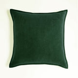 20''x20'' Luxe Velvet Throw Pillow  | 19 Colors – Soft & Elegant Piped Edge Design | Modern Couch & Bedroom Accent | Insert Included