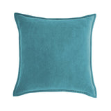 20''x20'' Luxe Velvet Throw Pillow  | 19 Colors – Soft & Elegant Piped Edge Design | Modern Couch & Bedroom Accent | Insert Included