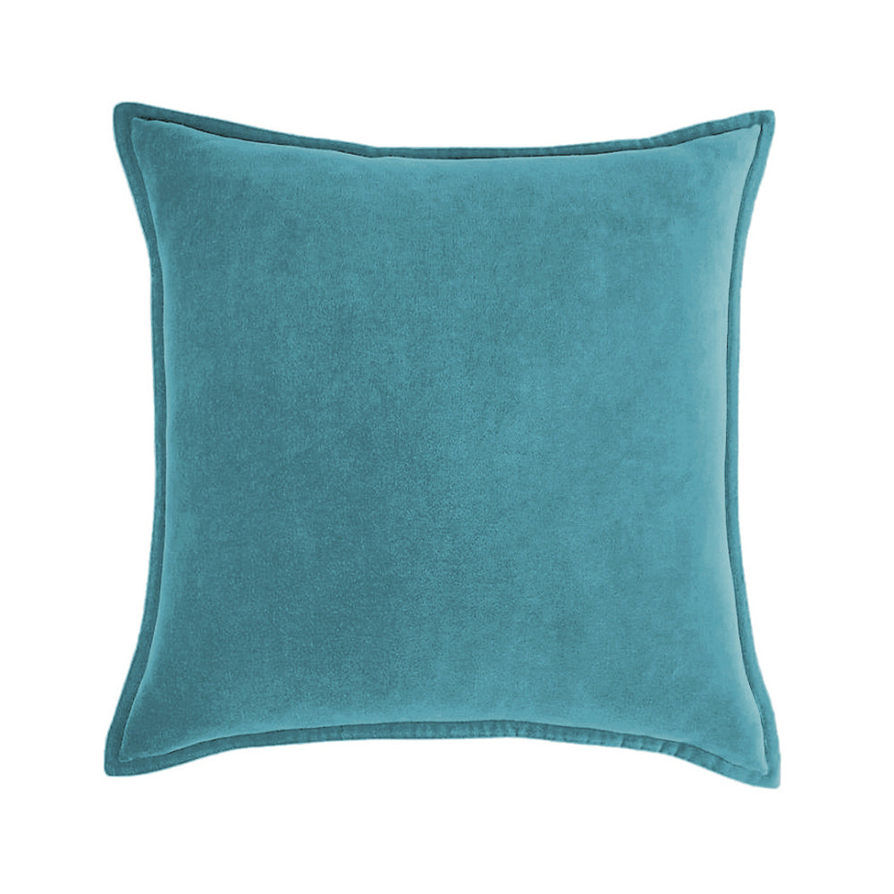 Velvet Throw Pillow  pack of 1, size 12"x20, 18"x18", 20"x20" options, Blue, velvet, 12X20 – Fancy & Stacy