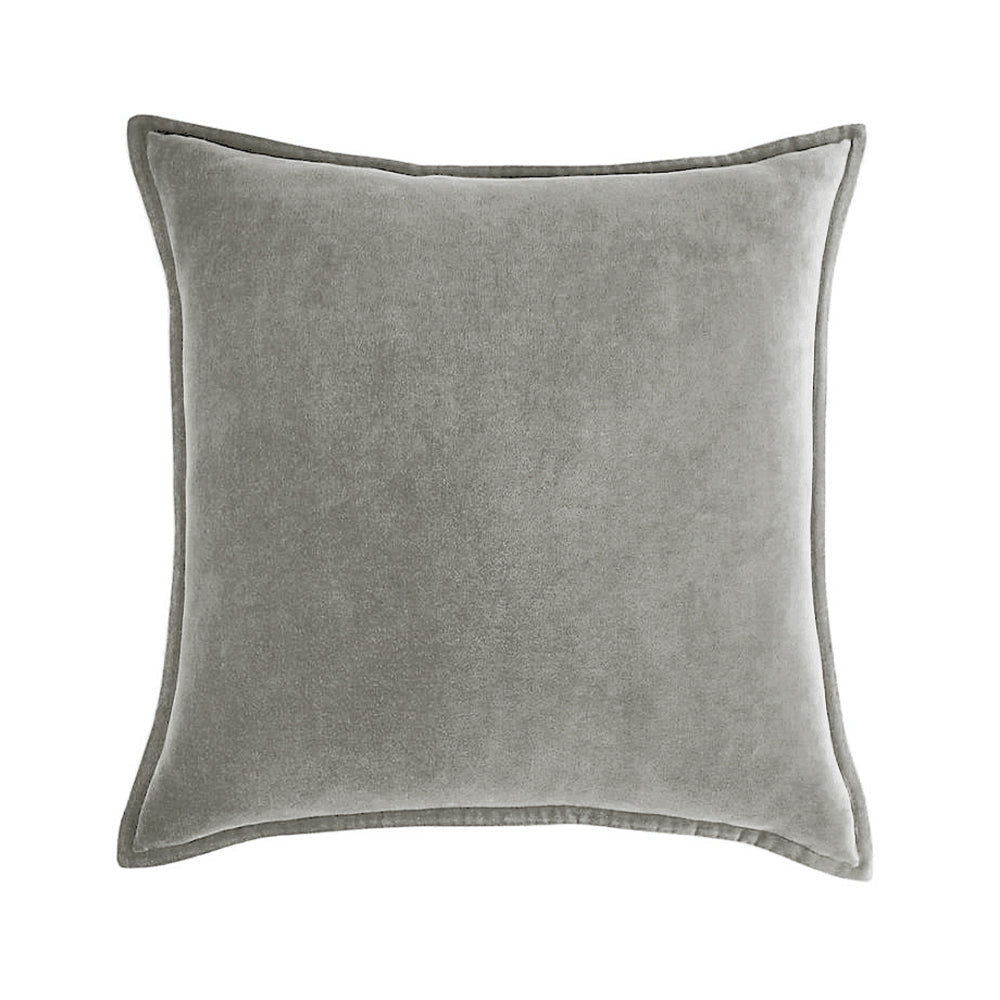 20''x20'' Luxe Velvet Throw Pillow  | 19 Colors – Soft & Elegant Piped Edge Design | Modern Couch & Bedroom Accent | Insert Included