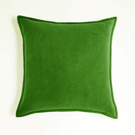 20''x20'' Luxe Velvet Throw Pillow  | 19 Colors – Soft & Elegant Piped Edge Design | Modern Couch & Bedroom Accent | Insert Included