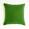 20''x20'' Luxe Velvet Throw Pillow  | 19 Colors – Soft & Elegant Piped Edge Design | Modern Couch & Bedroom Accent | Insert Included