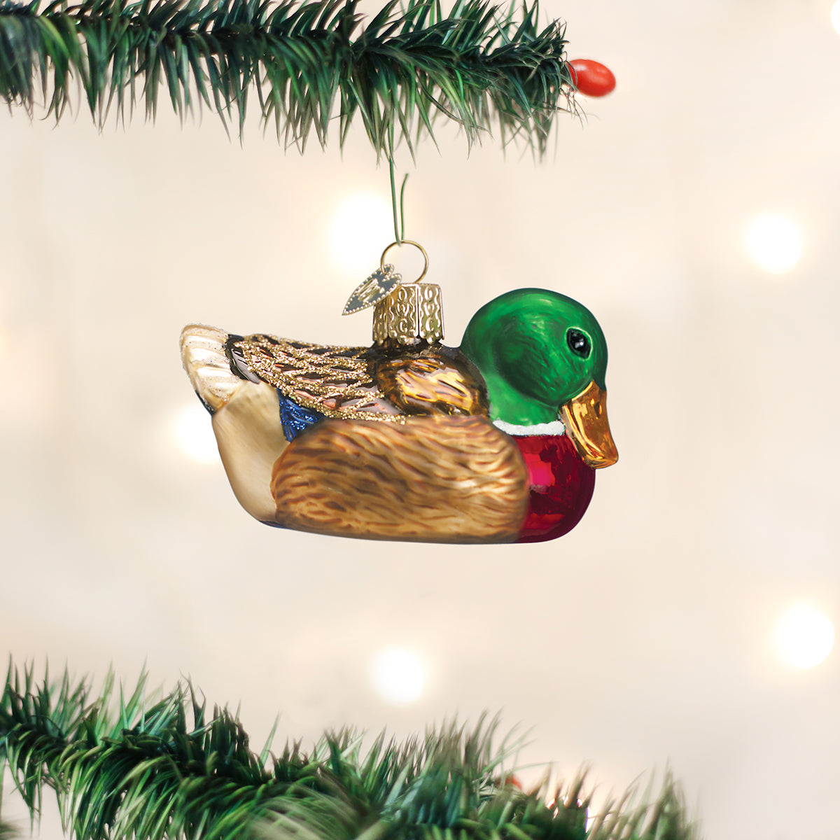 Mallard Ornament Glass Christmas Decoration