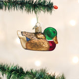 Mallard Ornament Glass Christmas Decoration