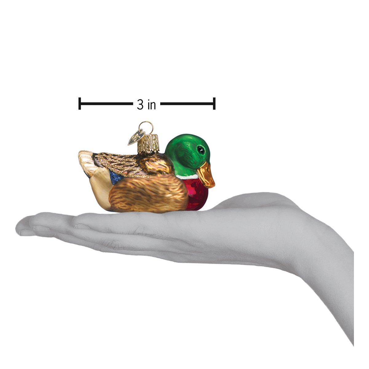 Mallard Ornament Glass Christmas Decoration