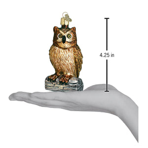 Wise Old Owl Ornament by Old World Christmas