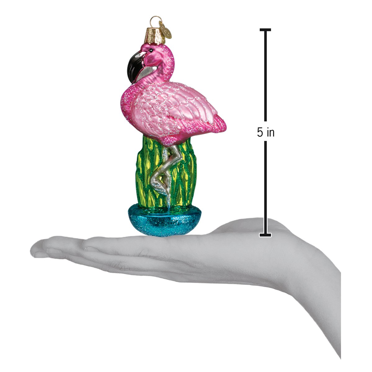 Flamingo Christmas Ornament