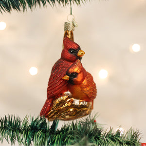 Pair of Cardinals Ornament 2-Piece Set