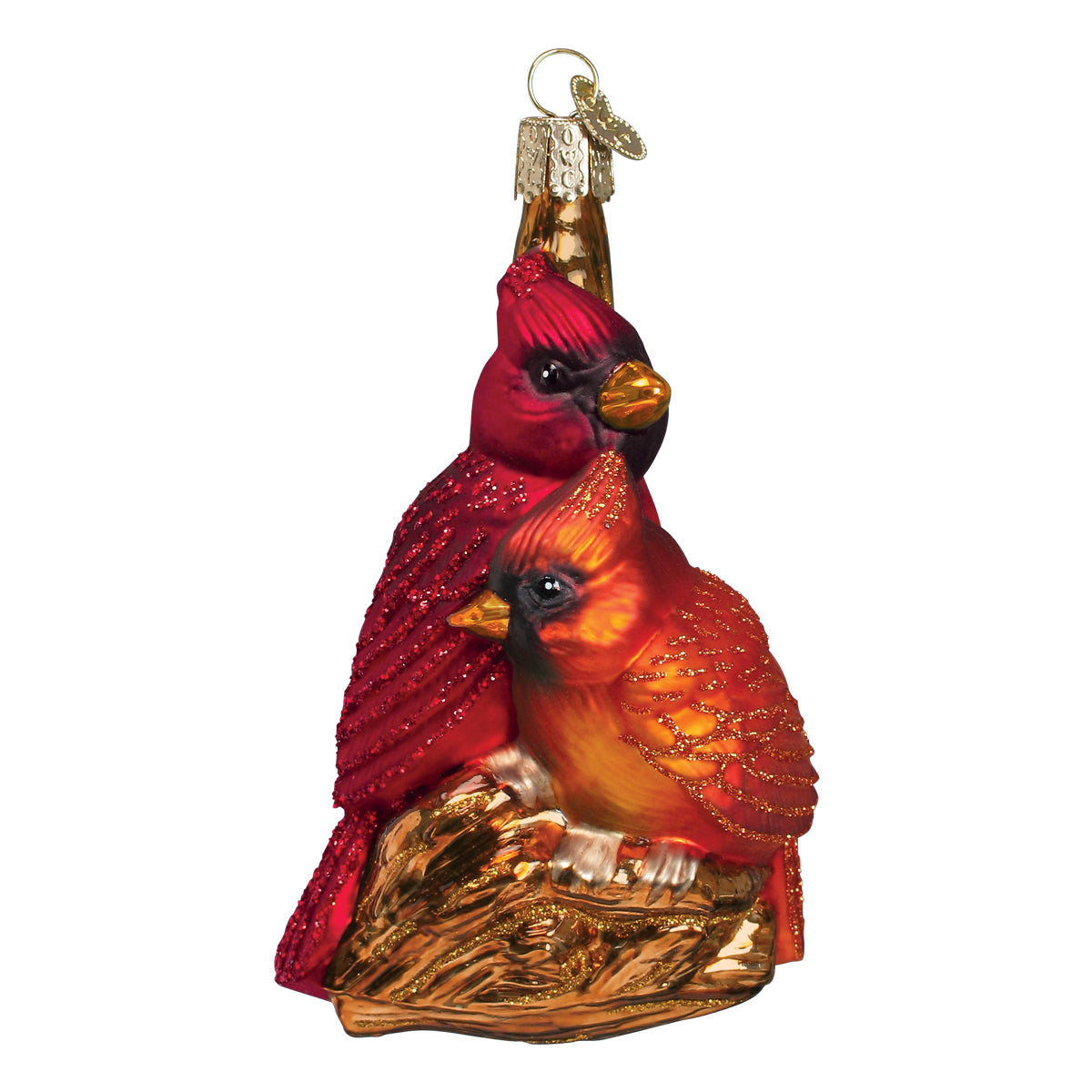 Pair of Cardinals Ornament 2-Piece Set