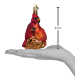Pair of Cardinals Ornament 2-Piece Set