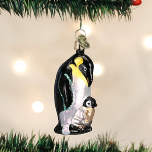 Emperor Penguin with Chick Figurine by Old World Christmas