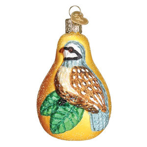 Partridge In A Pear Ornament by Old World Christmas