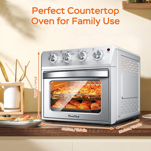 Plum Chef Air Fryer Oven 27.5QT - 6-in-1 Countertop Oven