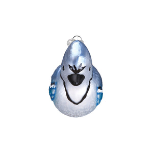 Bright Blue Jay Ornament