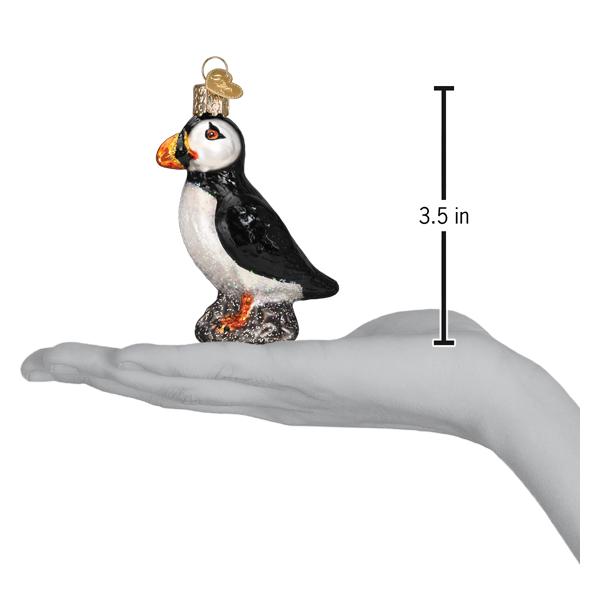 Puffin Ornament 3.5 x 1.5 x 2.5 by Old World Christmas