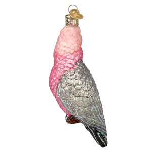 Rose-breasted Cockatoo Ornament 5.25x2.5x2 Inches