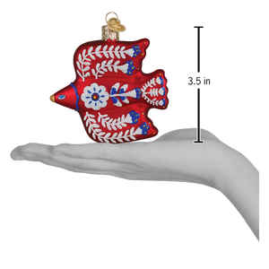 Folkfeather Thrush Ornament