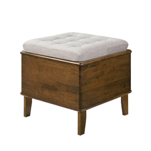 Letitia Rubber Wood Cat Bed Ottoman