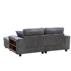 Convertible Sectional Sofa, Sleeper Oversized Living Room Lounge
