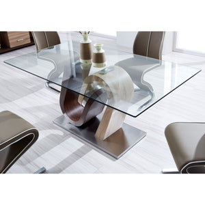 Tony - Dining Table - Brown / Beige