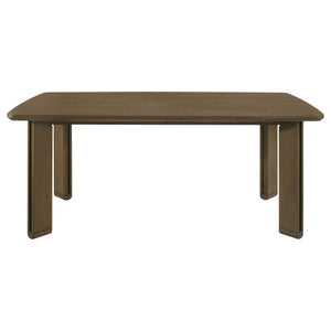 Ottowa 7-piece Rectangular Wood Dining Room Table Set Brown