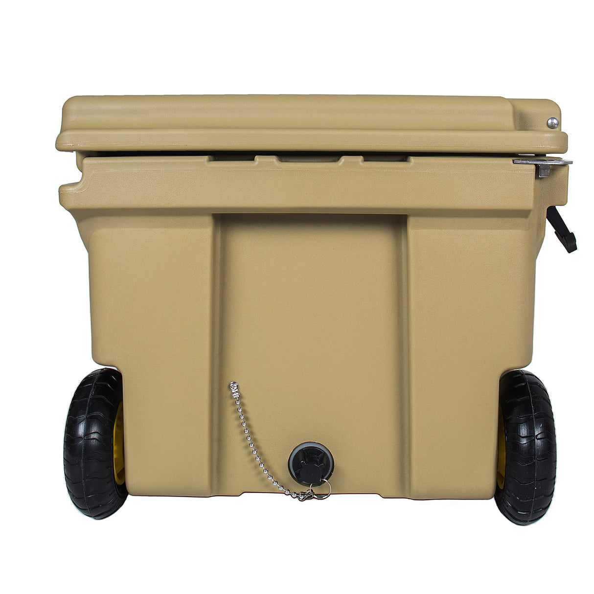 65 Quart Khaki Cooler - Ultra-Tough Hard Shell Ice Chest