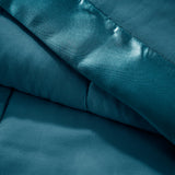 Lightweight Down Alternative Blanket with Satin Trim