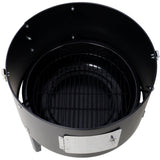 17 Inch Steel Charcoal Smoker Heavy Duty Round BBQ Grill