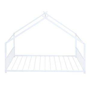 Metal House Bed