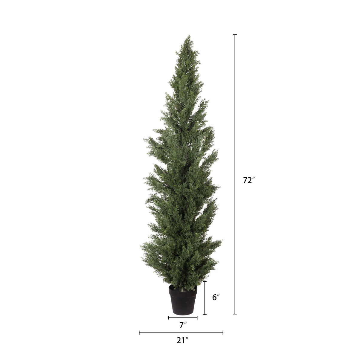Realistic Artificial Cypress Tree - UV Resistant Indoor and Outdoor Topiary Plant