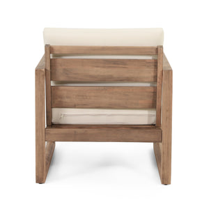 4-Pieces Acacia Wood Patio Furniture Set