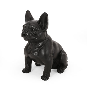 Outdoor French Bulldog Garden Sculpture