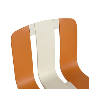 Modern Striped Blocking Single Chairs, Waterproof And Fade Resistant (Set of 4)