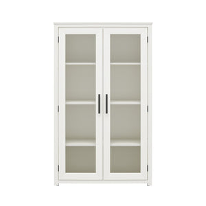 Lulu - Curio Cabinet - White Oak