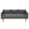 Claremont 3 Seater Daybed Teak Acacia Wood Water Resistant Cushions