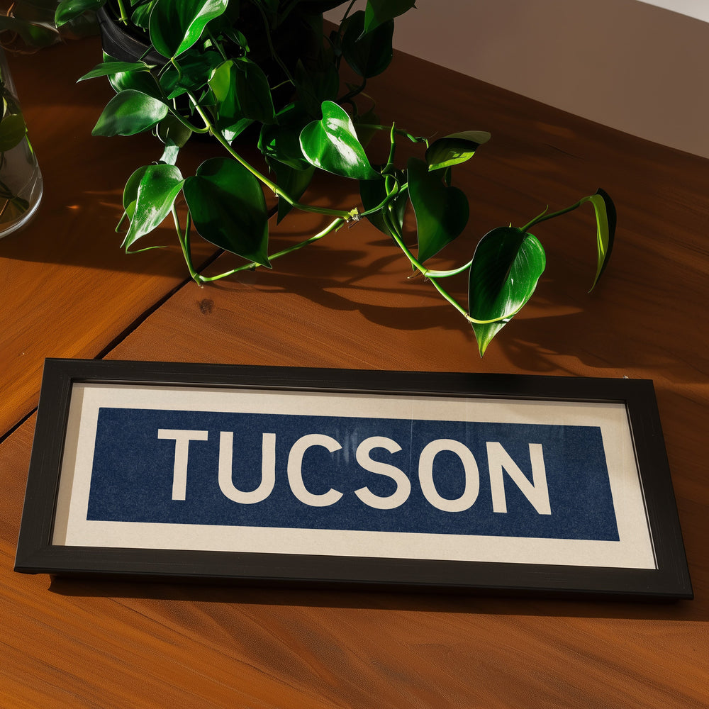 Framed Tucson Navy Bus Scroll