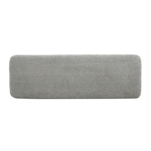 Contemporary Ottoman With Foam Cushion And Durable Upholstery