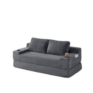 70.8-Inch Corduroy Two-In-One Sofa Bed