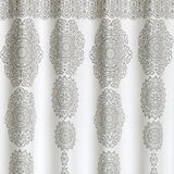 Stripe Medallion Shower Curtain