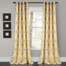 Diamond Ikat Light Filtering Window Curtain Set