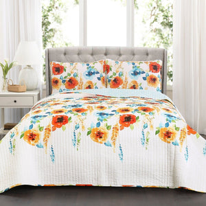 Percy Bloom Quilt 3 Piece Set