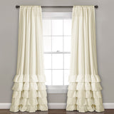 Allison Ruffle Curtain Set