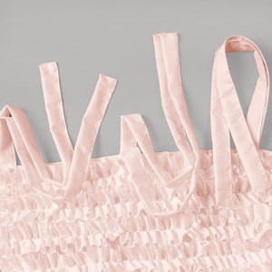 Lydia Ruffle Window Curtain Panel Set