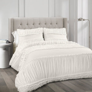 Nova Ruffle 3 Piece Comforter Set