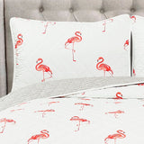 Kelly Flamingo Quilt 3 Piece Set