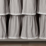 Lace Ruffle Shower Curtain