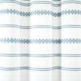 Breezy Chic Tassel Jacquard Recycled Cotton Shower Curtain